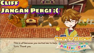 Cara Supaya Cliff Tidak Pergi dari Desa | Story of Seasons : Friends of Mineral Town Tips & Trick