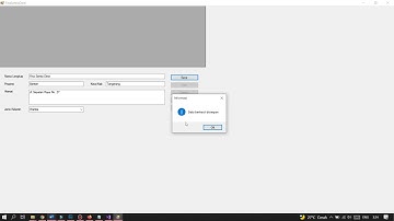 Aplikasi Input Biodata Karyawan - UAS Pemrograman DotNet