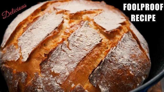 Overnight No-Knead Dutch Oven Bread » the practical kitchen