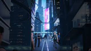 Future City 2100 Flying Cars, Neon Skyscrs & Ai Robots Sci-Fi Short