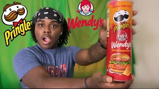 Pringle’s Wendy Spicy Chicken Review + First Time Trying!!