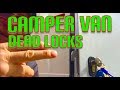 How To Fit Deadlocks to your DIY Self build campervan conversion van life