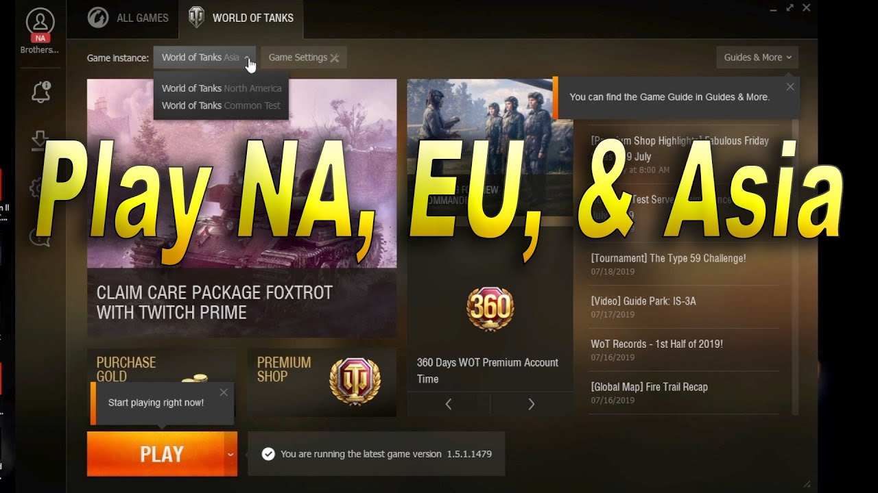 โหลด world of warships 2022 New How to Load Different Regions and Wargaming Games | World of Tanks | World of Warships
