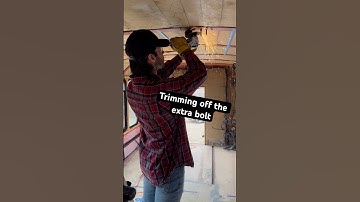 Reinforcing our shuttle bus conversion #buslife #shuttlebusconversion