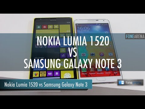 Nokia Lumia 1520 vs Samsung Galaxy Note 3 Hands On