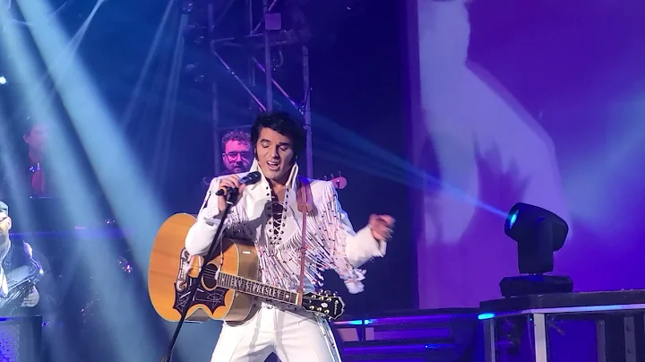 Dean Z live in Branson, Missouri Elvis tribute art...