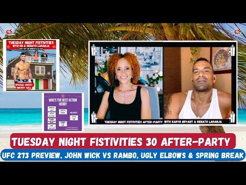 Tuesday Night Fistivities 30 After-Party: Karyn & Renato Talk UFC 273, Spring Break & More