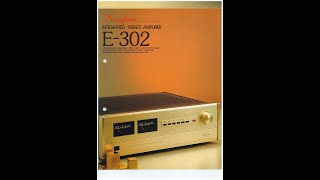 Accuphase E-302 Integrated Stereo Amplifier Brochure ( English Language )