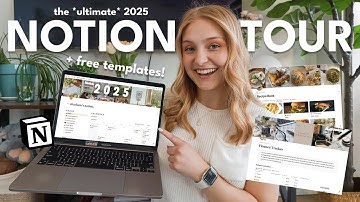 THE ULTIMATE NOTION TOUR 💻 how I organize my entire life with notion | *free templates!*