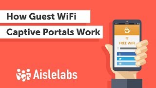 How Guest WiFi Captive Portals Works: Social WiFi User Experience Explained (Aislelabs) screenshot 4