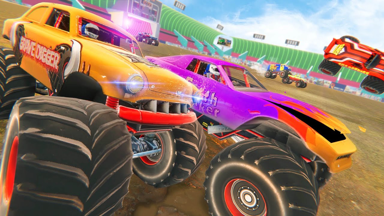 Monster Truck Demolition Derby | Android Game Gameplay | *Car Crash ...