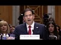 Secretary Marco Rubio Promises To Put America First In Nomination Hearing