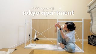 setting up my 25sqm tokyo apartment