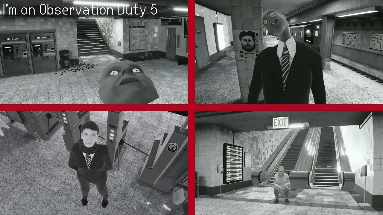 50 UNDERGROUND Anomalies SEEN! 😱 in Observation Duty 5, The Metro 🚇