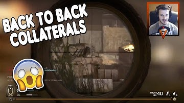 INCREDIBLE BACK TO BACK COLLATERAL - CANNOT BELIEVE THIS HAPPENED - COD Modern Warfare Remastered