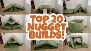 22 NUGGET COMFORT COUCH BUILDING IDEAS// THE BEST PLAY COUCH FOR KIDS!