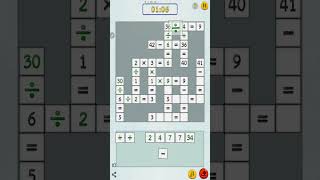 Cross #Math Puzzle Hard Level Stage 1 - Addition, Subtraction, Multiplication, Division Crossword screenshot 3