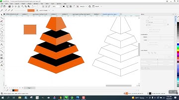 Corel Draw Tips & Tricks Draw a 3D looking Pyramid Part 3