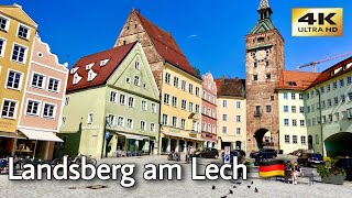 Landsberg am Lech Germany 🇩🇪 May 2023 Walking Tour [4K]