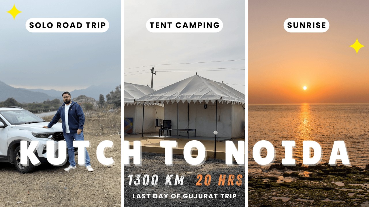 1300 KM Ek Hi Baar Mein! 😱 Udaipur se Noida 20 Hours Non-Stop Drive 🚗💨