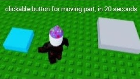 Obby Creator | How to make clickable button for moving parts (in 20 seconds)