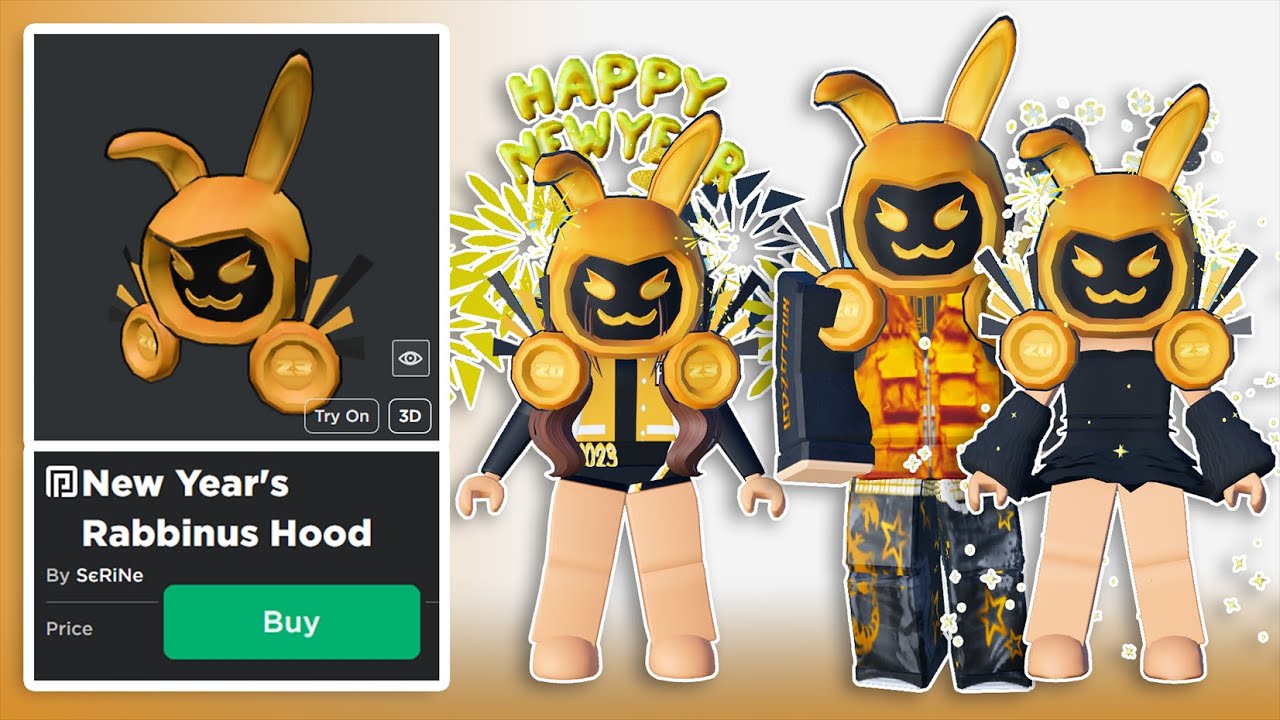 Novo personagem! nome: Golden Rabbit🐇🌟💛 #roblox #robloxedit #robl