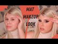 Mat brown makeup tutorial  minkanje samo mat proizvodima  aries
