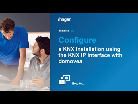 2. Configure a KNX installation using the KNX IP interface with domovea