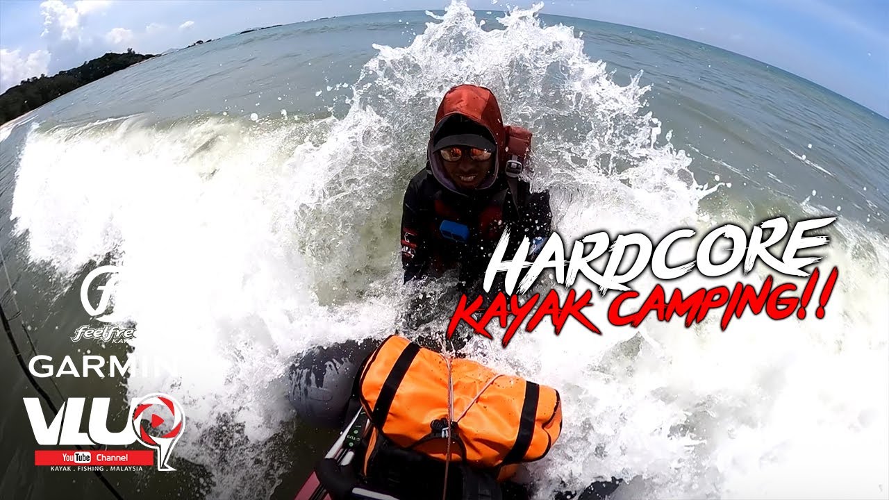 HARDCORE Kayak CAMPING!! - VLUQ388 - Part 1