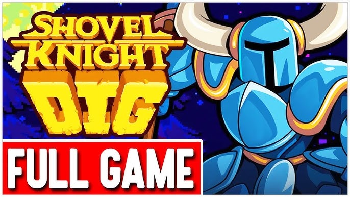 Shovel Knight: Dig é um jogo de plataformas vertical em que tens de escavar