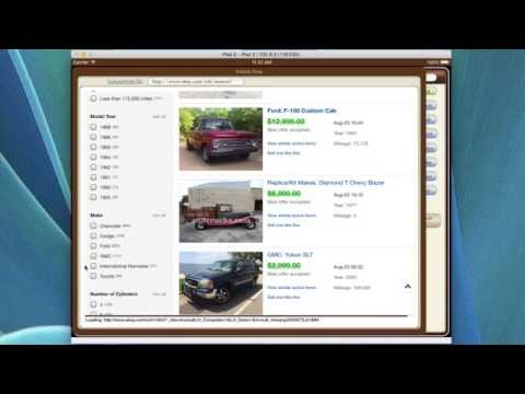 Car Buyer Pro DB - Part 1 Vehicle Selection