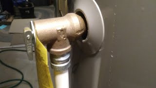 how to change a pressure relief valve on hot water tank(easy)