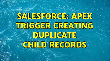 Salesforce: Apex trigger creating duplicate child records