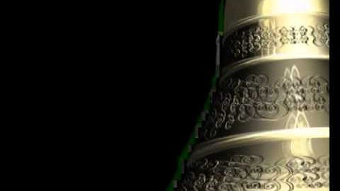 big yellow bell  ,Flashing Lights Background ,animation,HD Motion Graphic