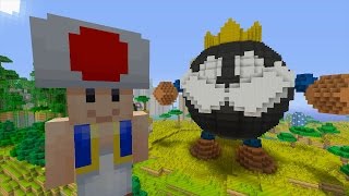 Minecraft Wii U - Super Mario Series - Toad's Bob-omb Battle [3]