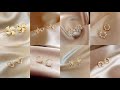 New Letest Gold Stud Earrings Designs Ideas for ladies in 2023 Zabo Fashions