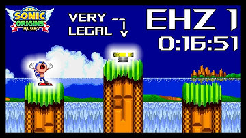 Sonic Origins Plus - Sonic 2: Emerald Hill Act 1 Speedrun - 0:16.51