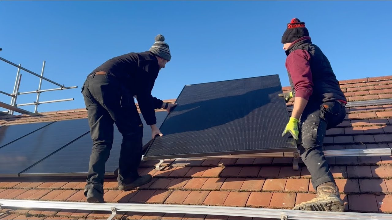 Cambridge Renewables Residential Solar Power System Installation - YouTube