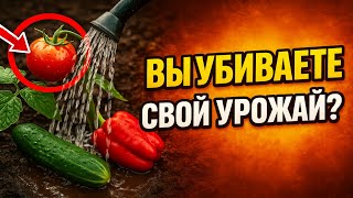 Вы УБИВАЕТЕ свой урожай? Главная ошибка полива помидоров, огурцов и перцев