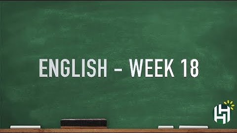 CC Cycle 2 Week 18 English