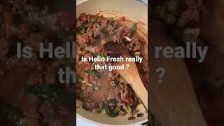 Hello Fresh Review: Is Hello Fresh that good? #shorts #hellofresh #foodie #recipe