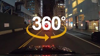 360° NYC State of Emergency : Driving Park Avenue & 5th Avenue at Night (April 3, 2020)