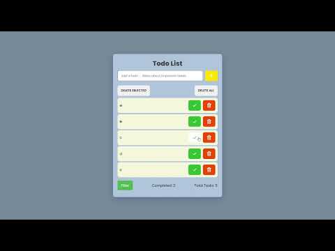 Todo List __Coding Ninjas