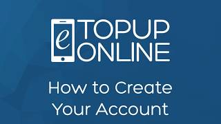 How to Create Your eTopUpOnline Account screenshot 1
