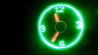 Cute LED Clock Fan