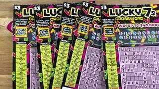 5 LUCKY 7s Crossword Scratch Off Tickets screenshot 3