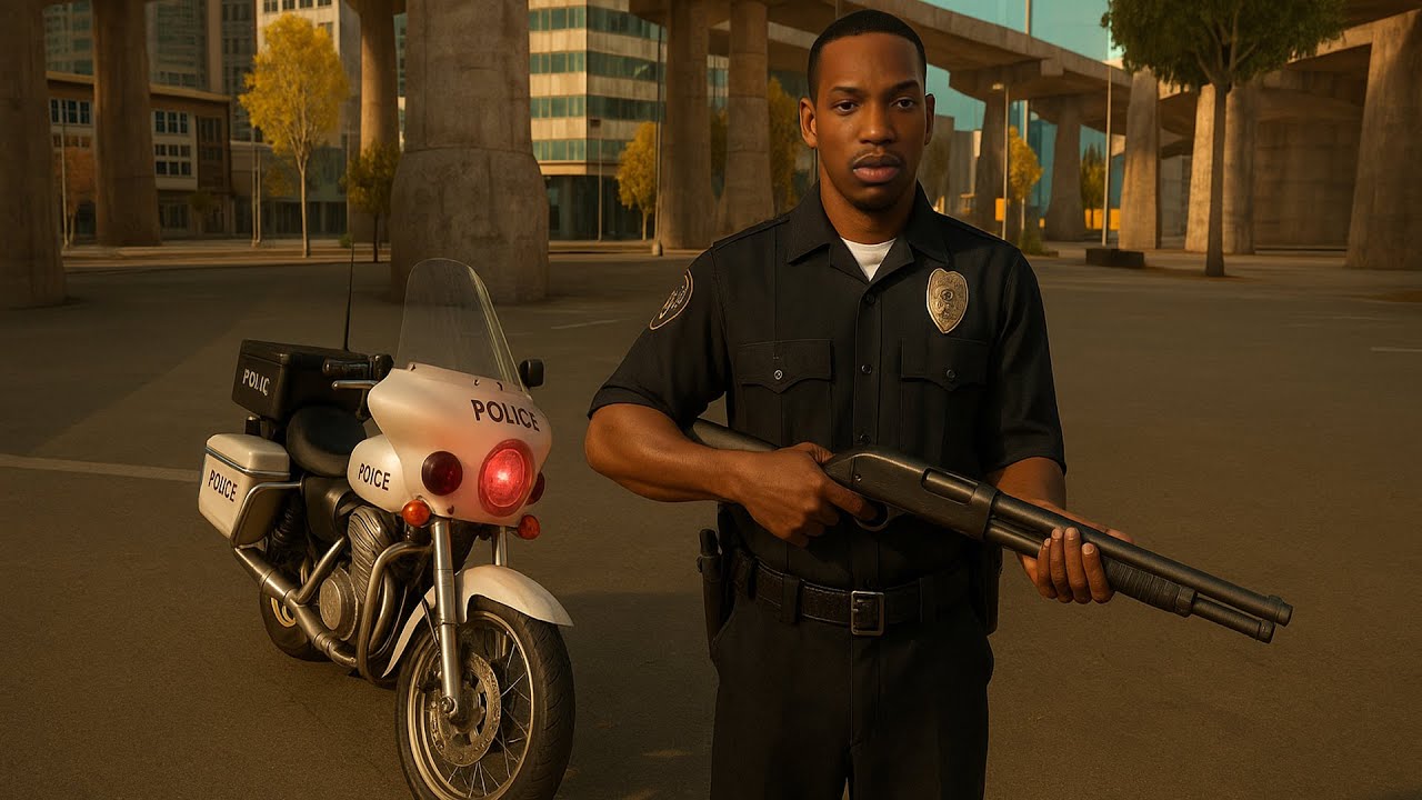 CJ entra pra PM e acaba com o crime organizado de Los Santos GTA SA