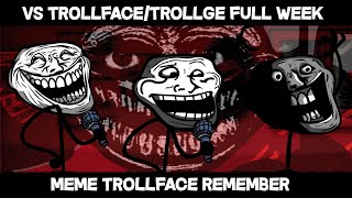 WARNING epilepsy! | VS Trollface FULL WEEK - Friday Night Funkin Showcase Mod (HARD)