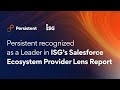 Persistent's Recognized as a leader in ISG's Salesforce Ecosystem Provider Lens Report