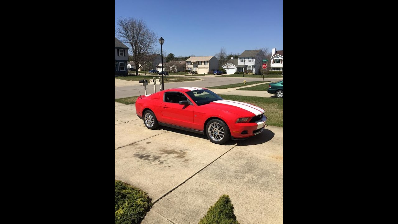 2012 Mustang V6 Aftermarket exhaust YouTube